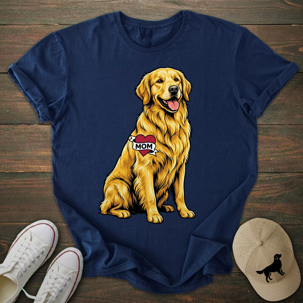 Golden Retriever Mom T-shirt