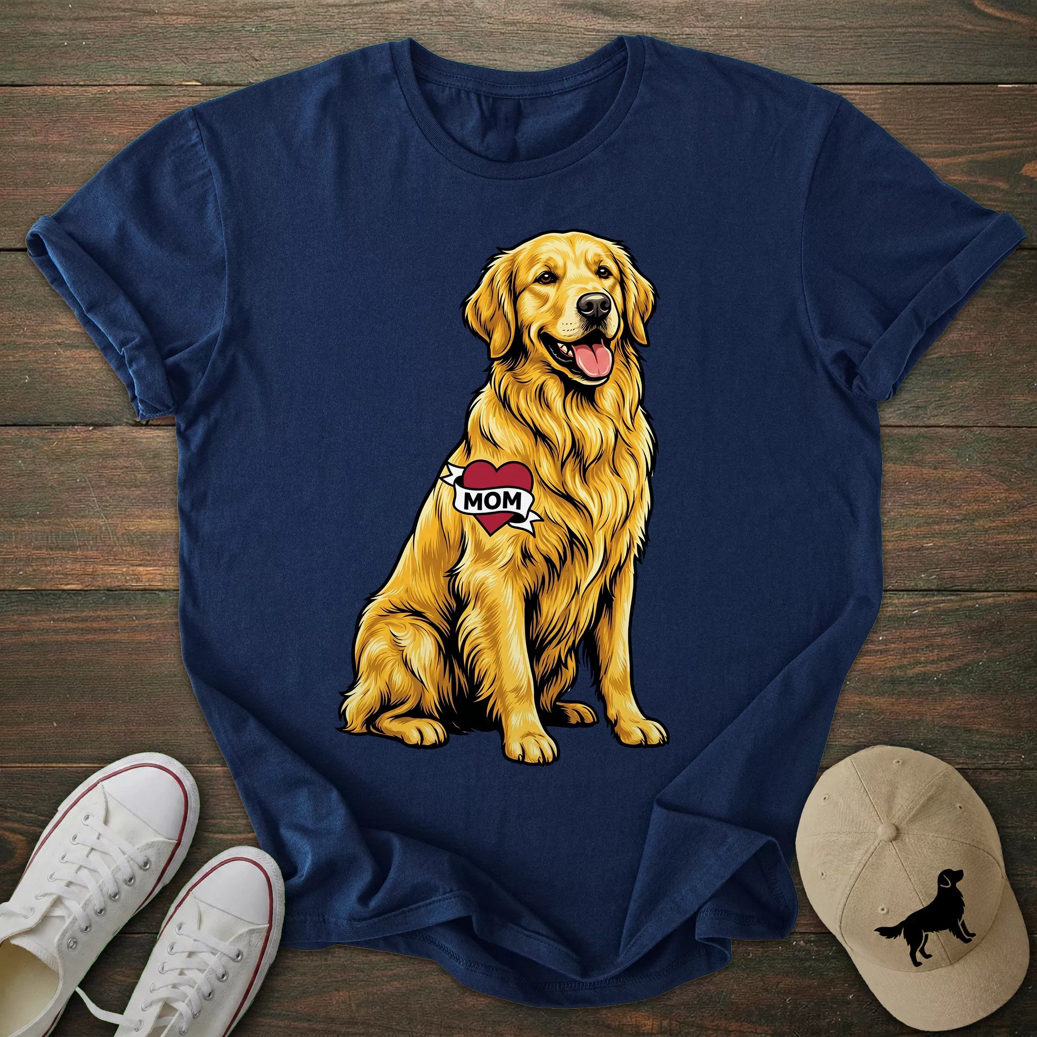 Golden Retriever Mom T-shirt