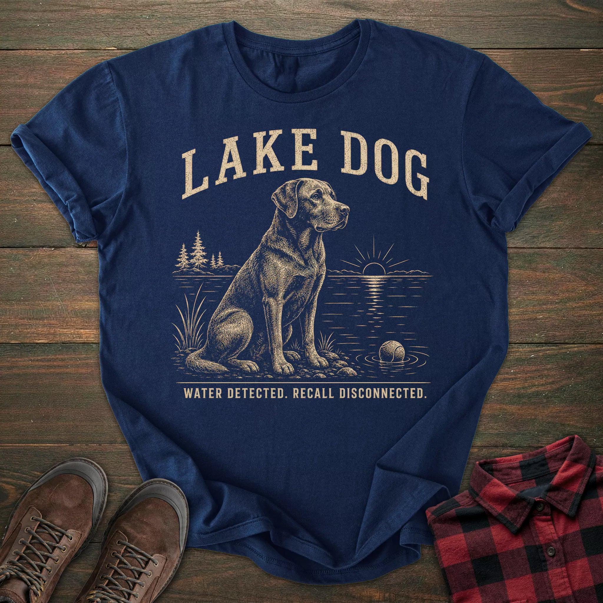 Lake Dog Labrador T-shirt