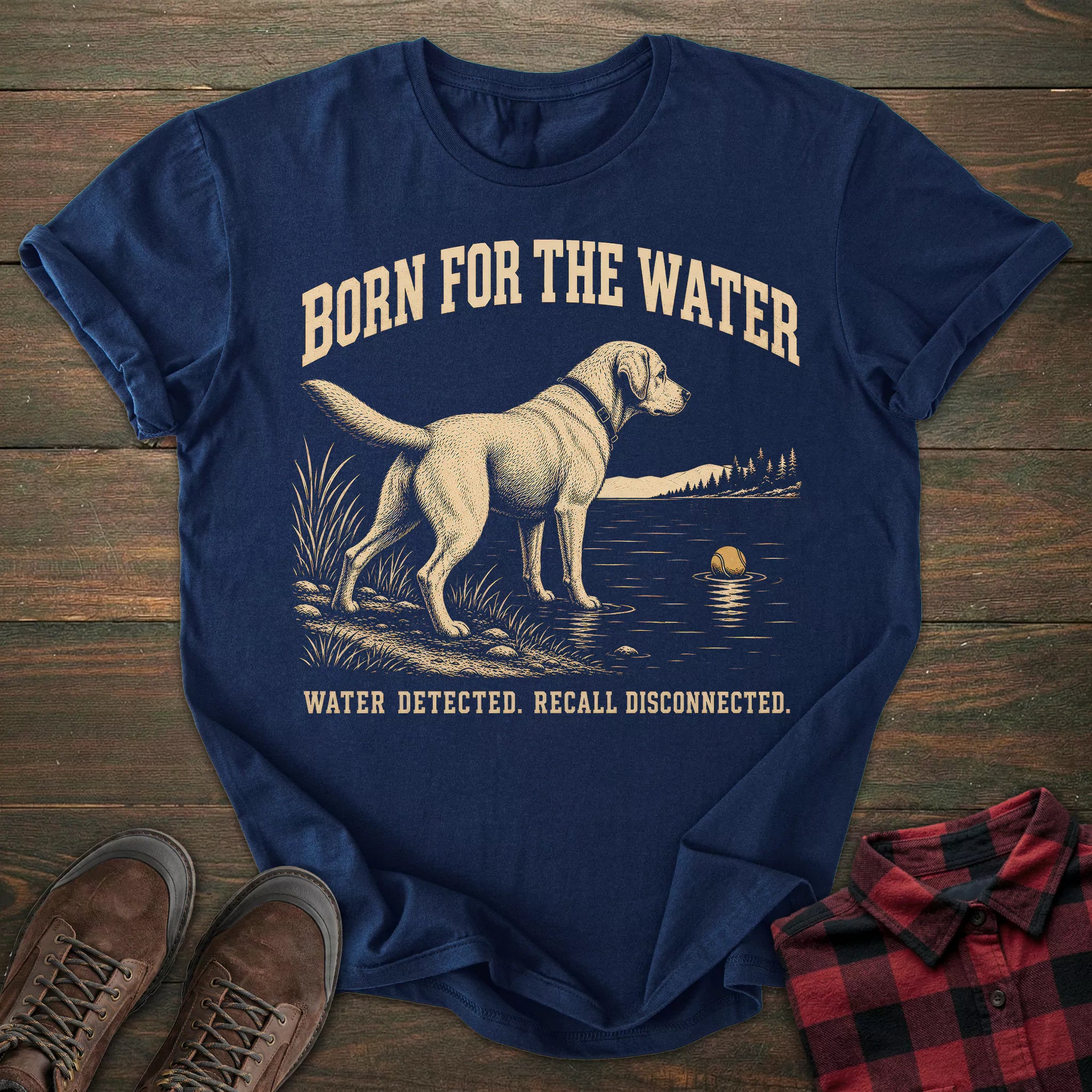 Born For The Water Labrador T-shirt