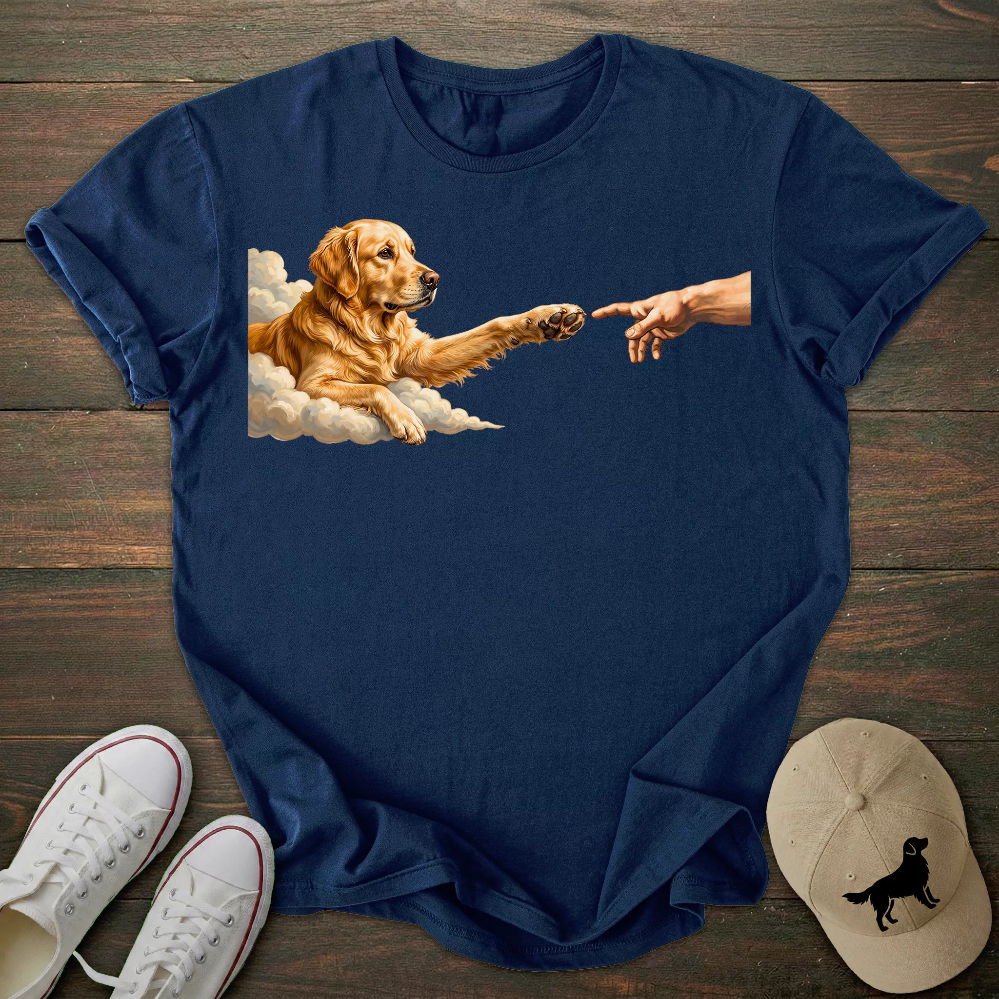 Paw Golden Retriever T-shirt