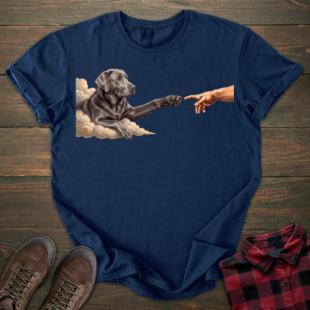 Paw Silver Labrador T-shirt