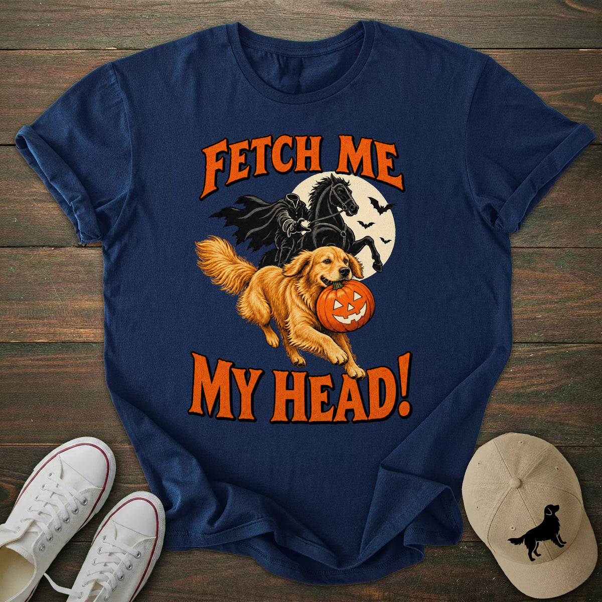 Fetch Me My Head Golden Retriever T-shirt