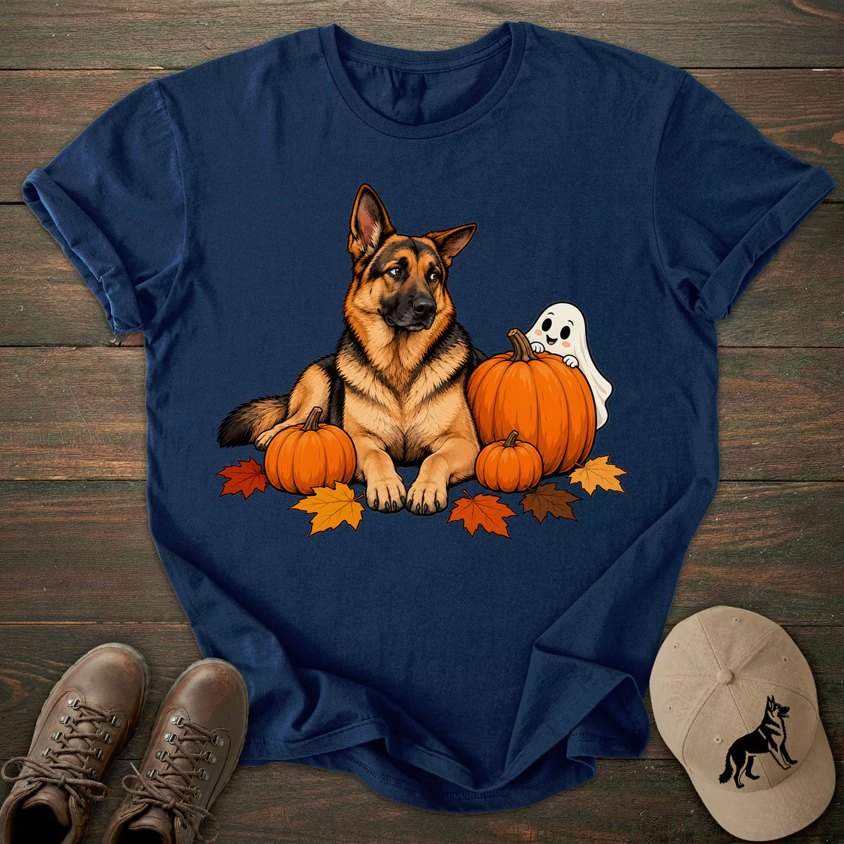 Peekaboo German Shepherd T-shirt
