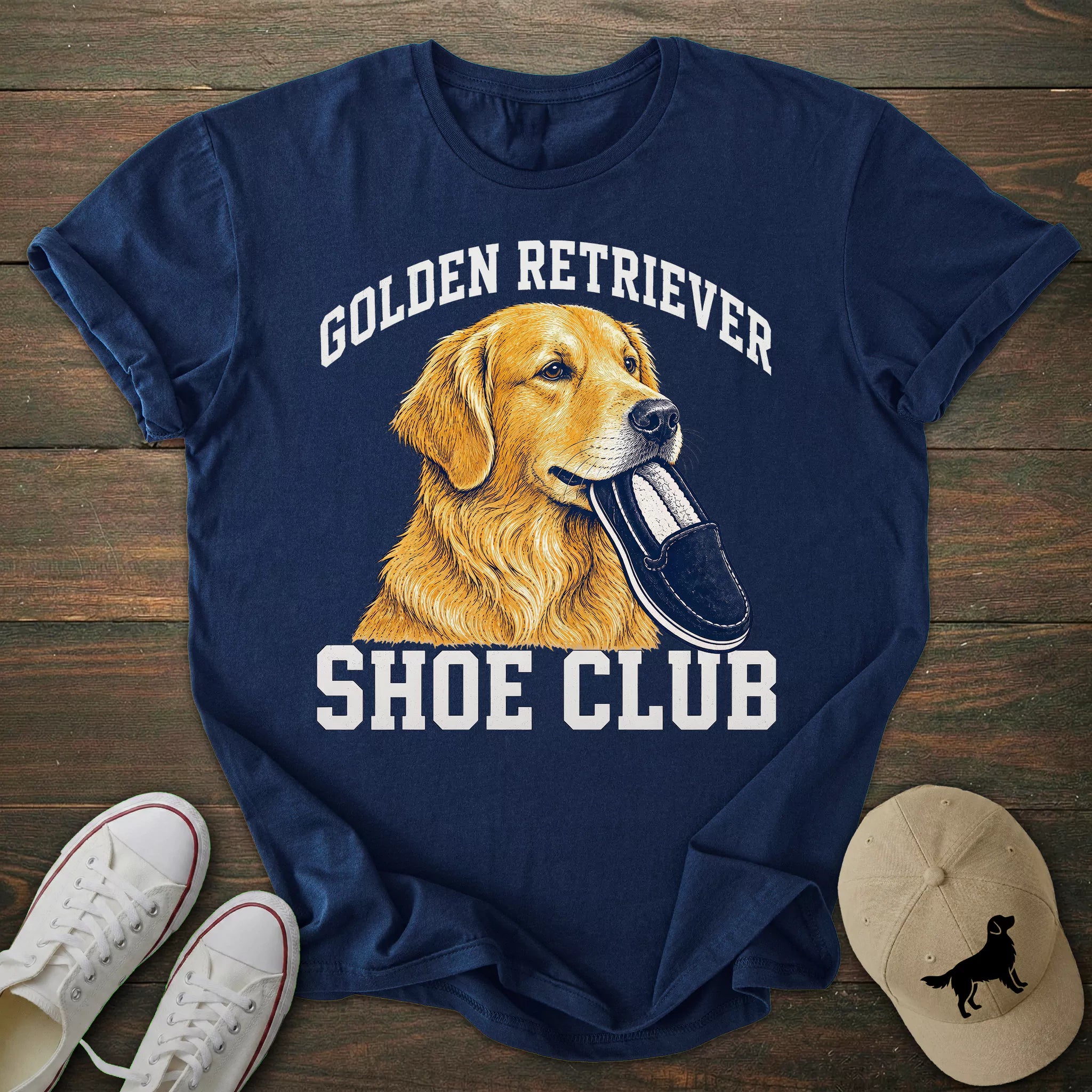 Shoe Club Golden Retriever T-shirt