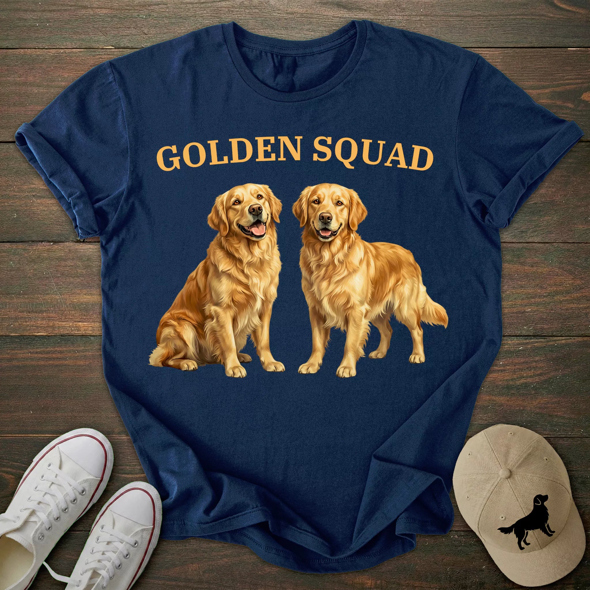 Golden Retriever Squad T-shirt