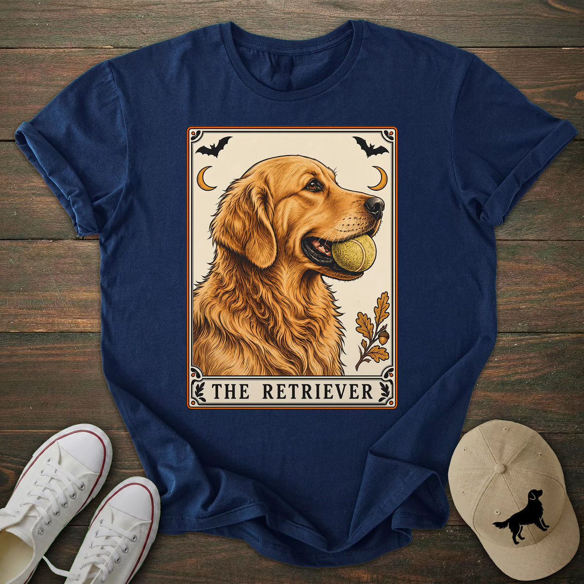 Tarot Card Golden Retriever T-shirt