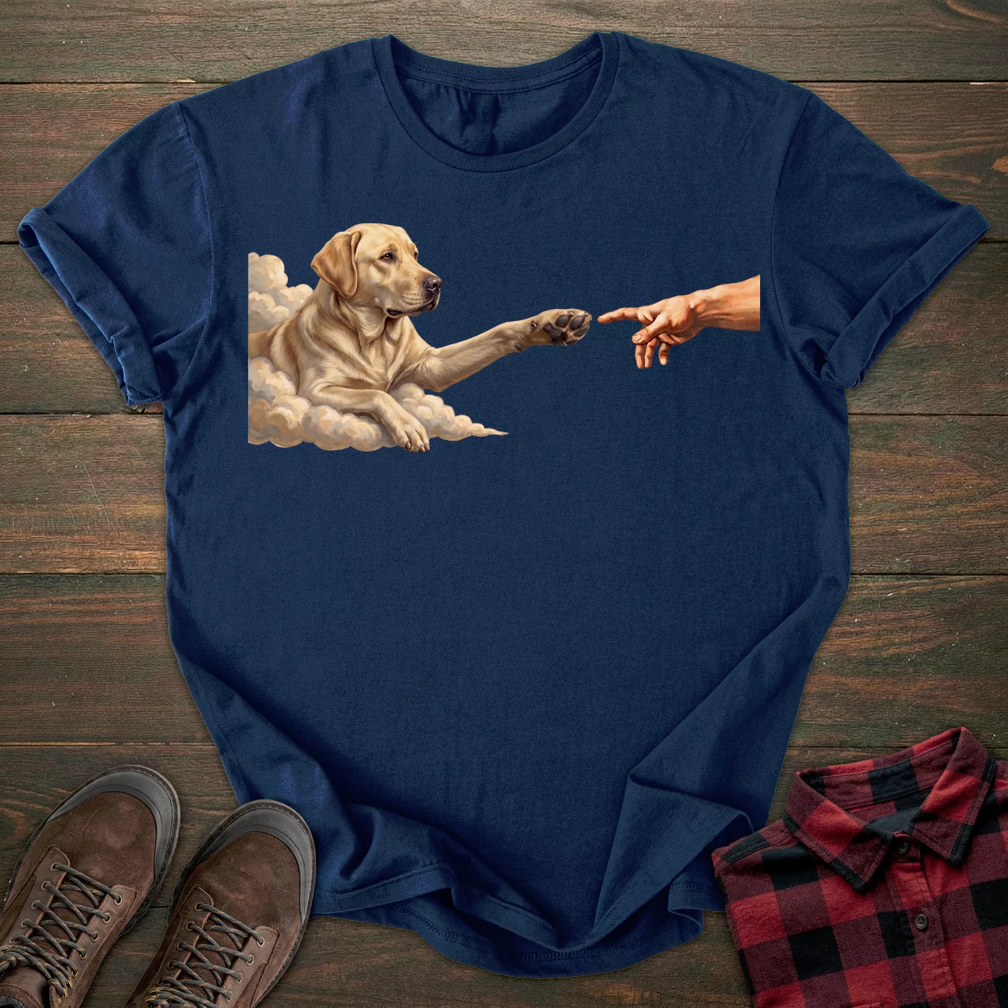 Paw Yellow Labrador T-shirt