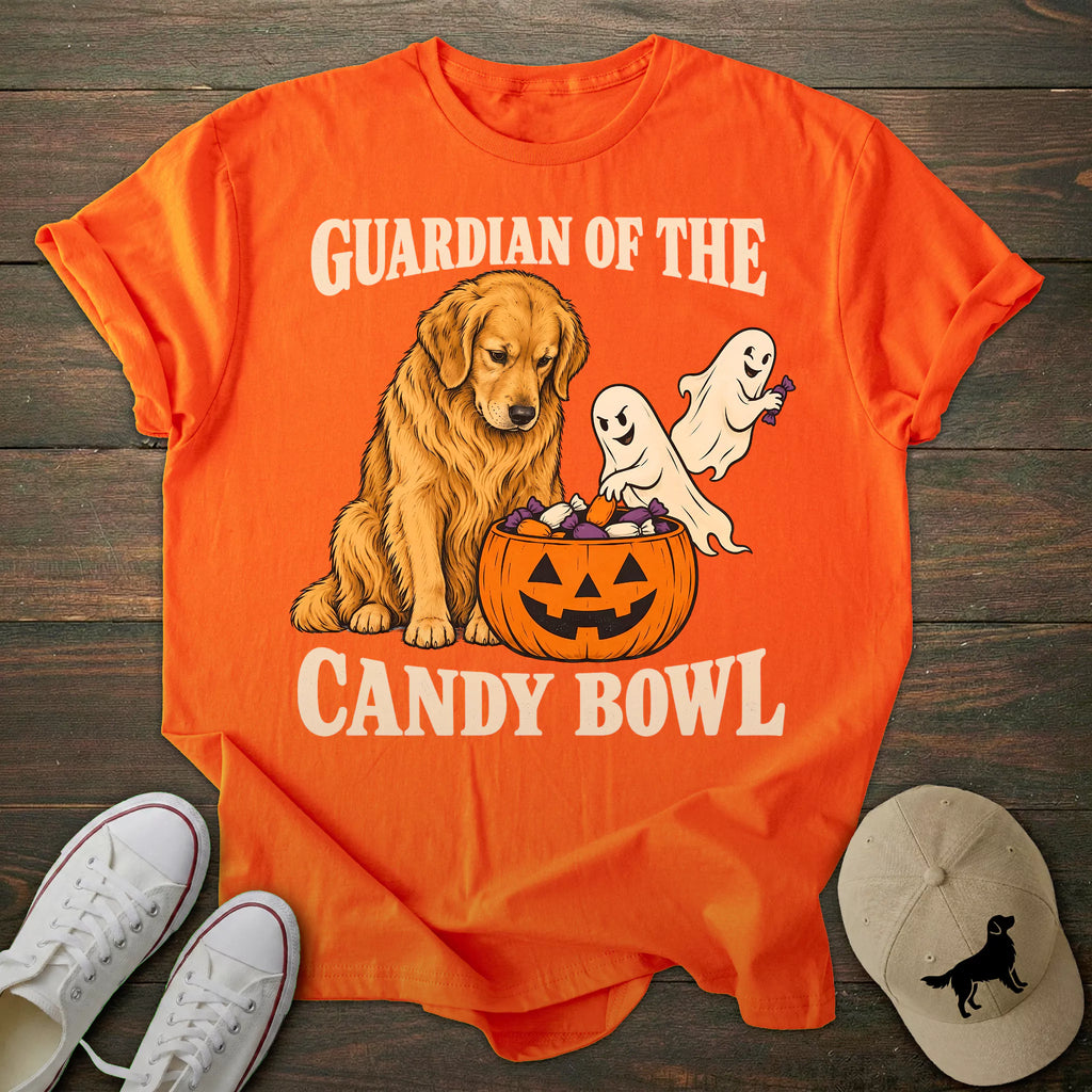 Guardian Of The Candy Golden Retriever T-shirt