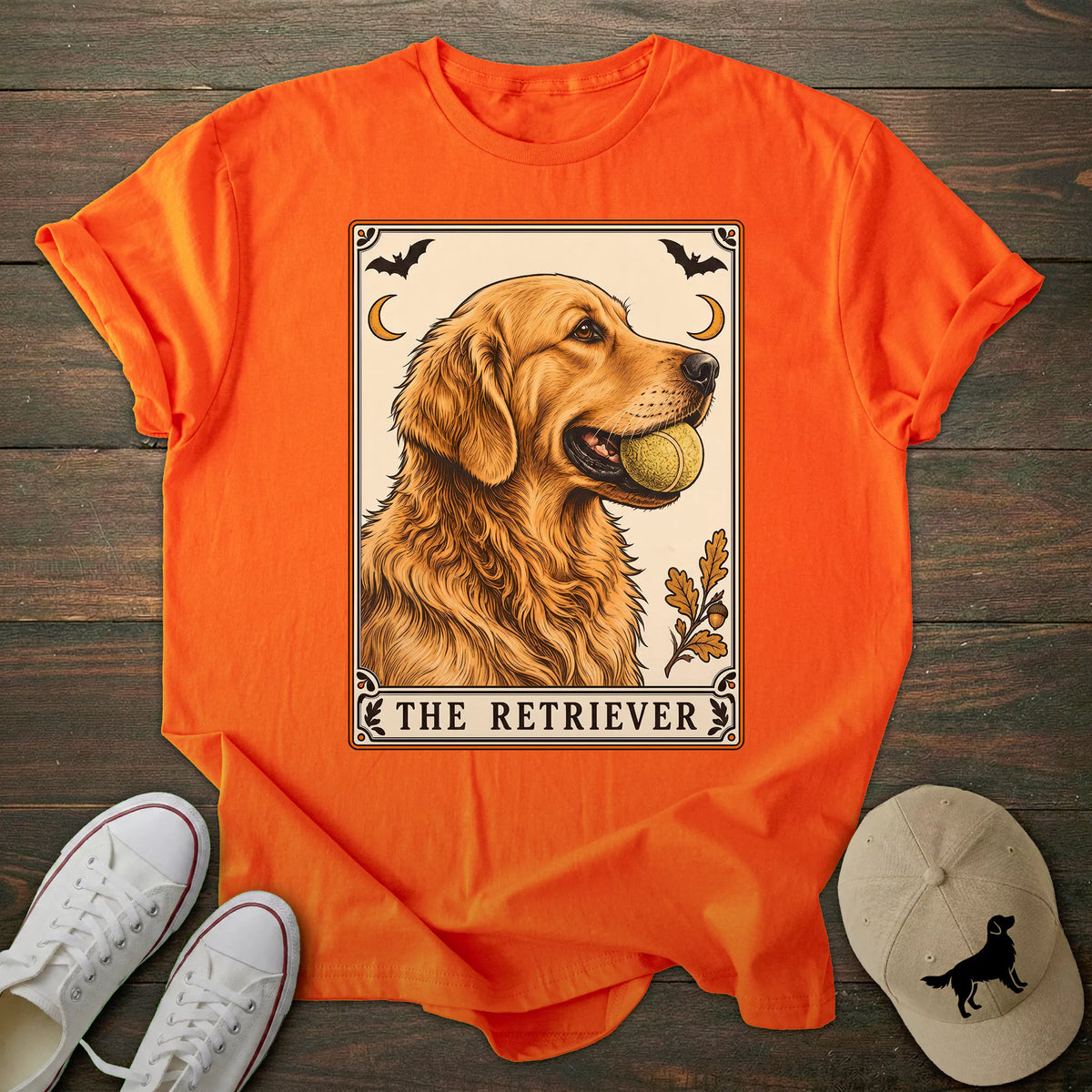 Tarot Card Golden Retriever T-shirt