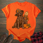 Scarecrow Chocolate Labrador T-shirt