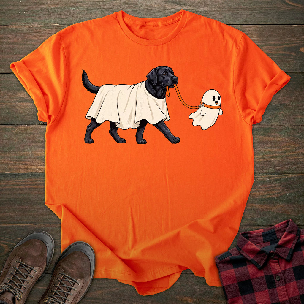Walking Ghost Black Labrador T-shirt