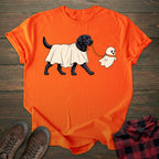 Walking Ghost Black Labrador T-shirt