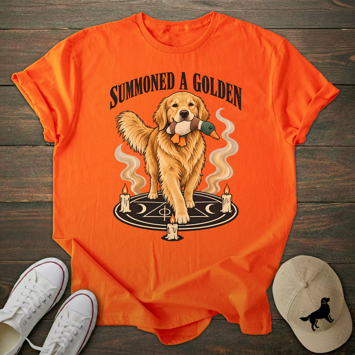 Summoned A Golden Retriever T-shirt