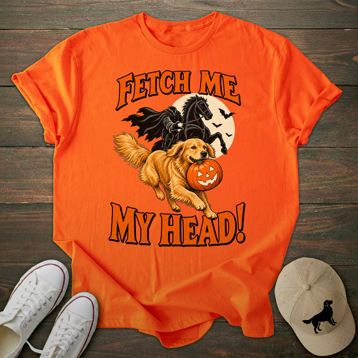 Fetch Me My Head Golden Retriever T-shirt
