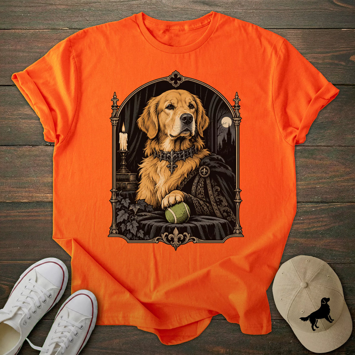 Lord Tennis Ball Golden Retriever T-shirt