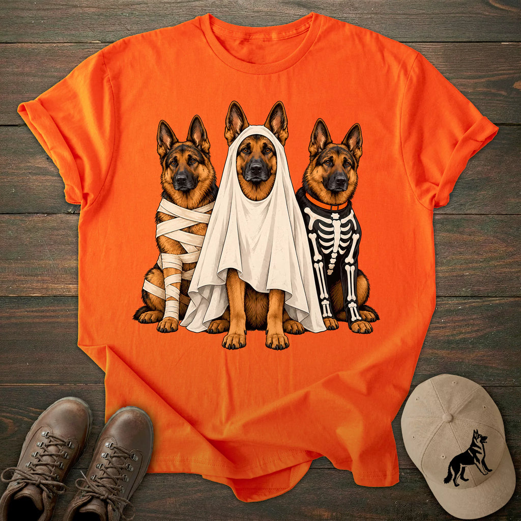 Halloween Squad German Shepherd T-shirt