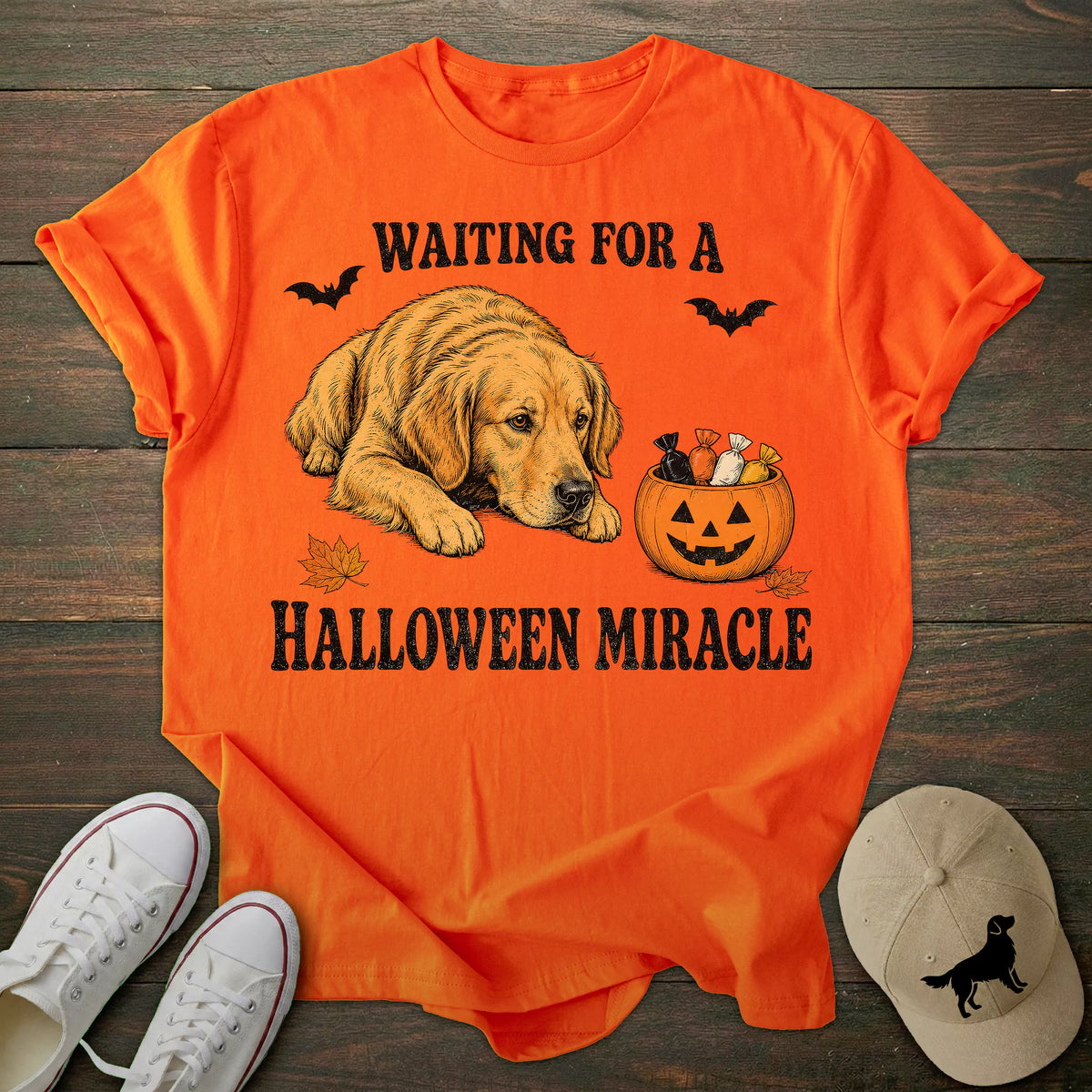 Halloween Miracle Golden Retriever T-shirt