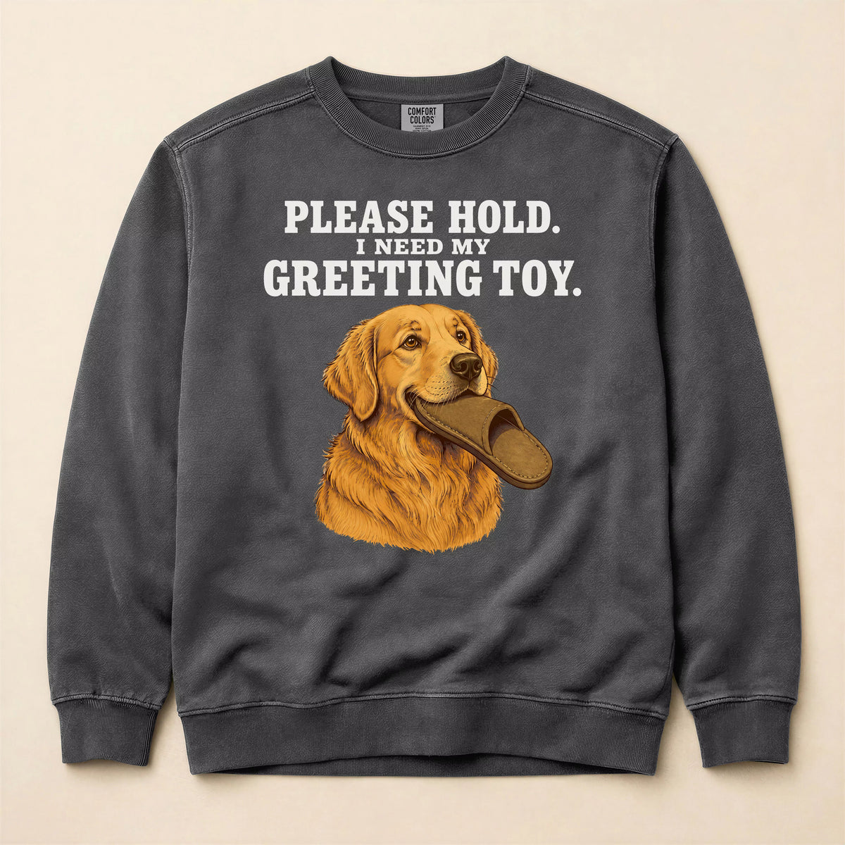 Greeting Toy Golden Retriever Sweatshirt
