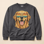 Retro Sunglasses Golden Retriever Sweatshirt
