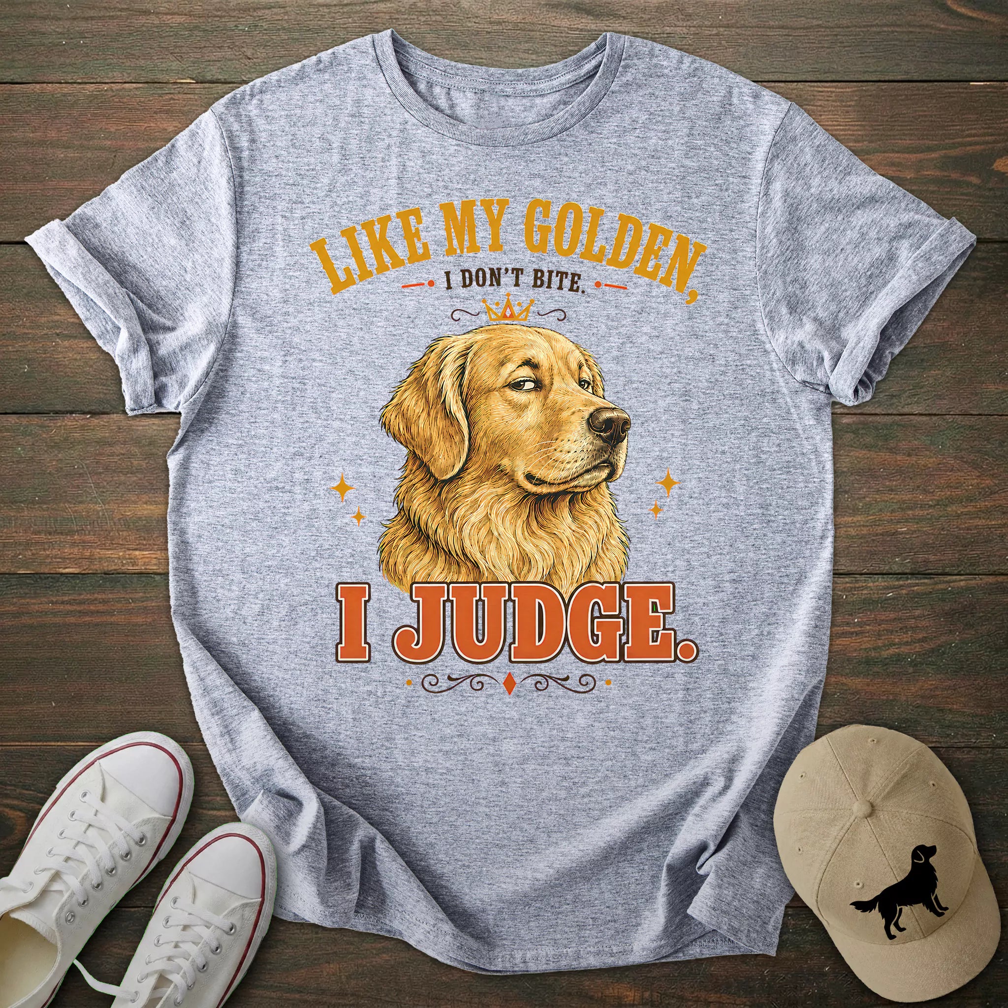 I Judge Golden Retriever T-shirt
