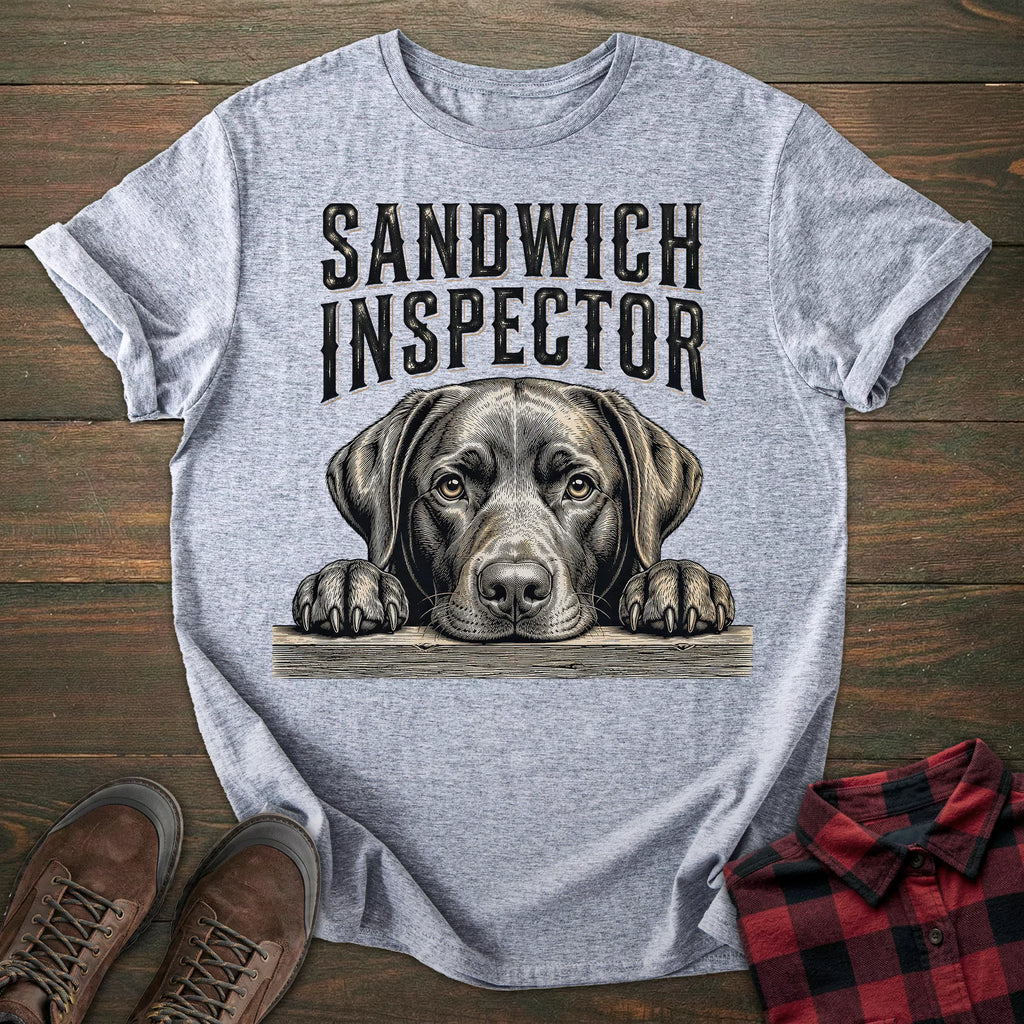 Sandwich Inspector Labrador T-shirt