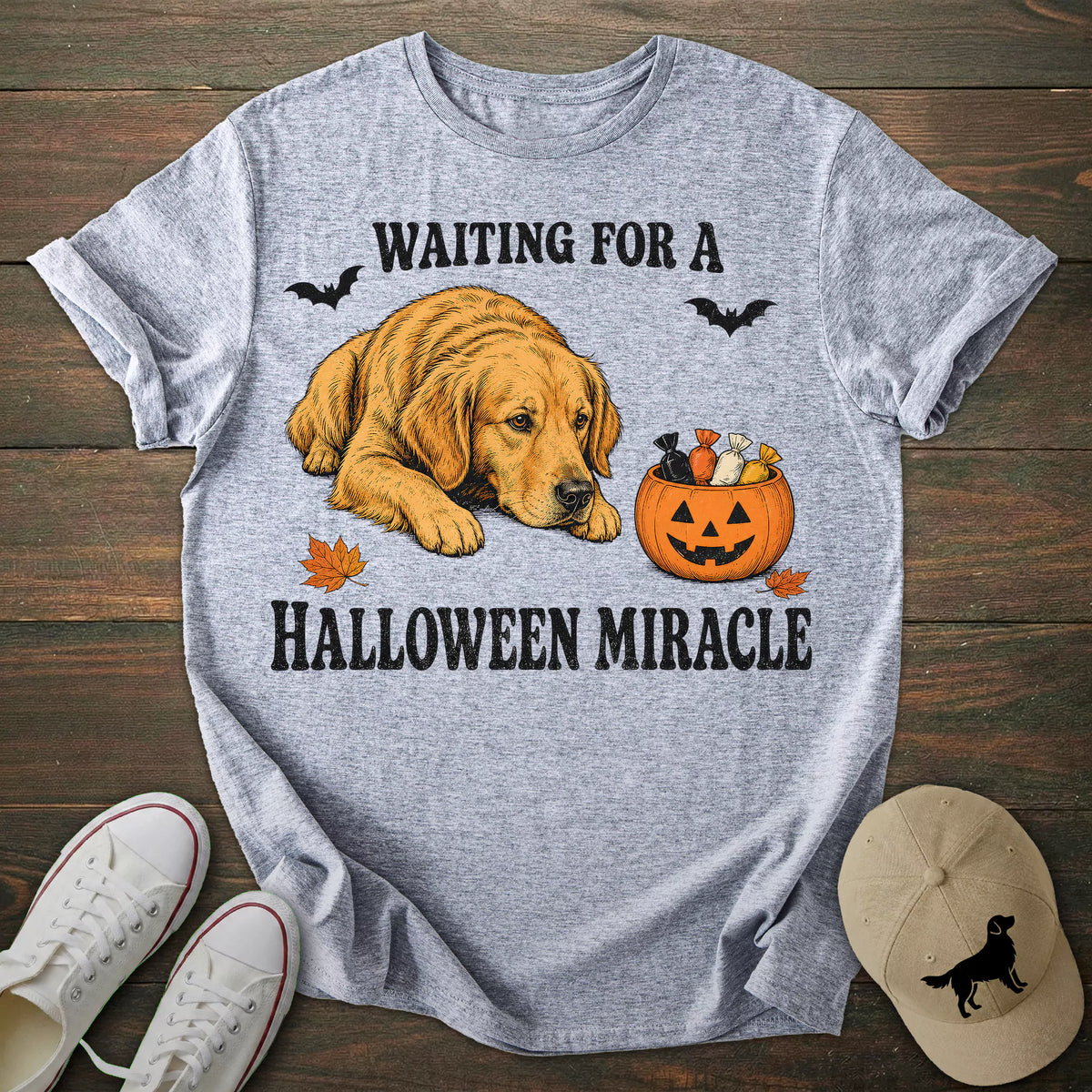 Halloween Miracle Golden Retriever T-shirt