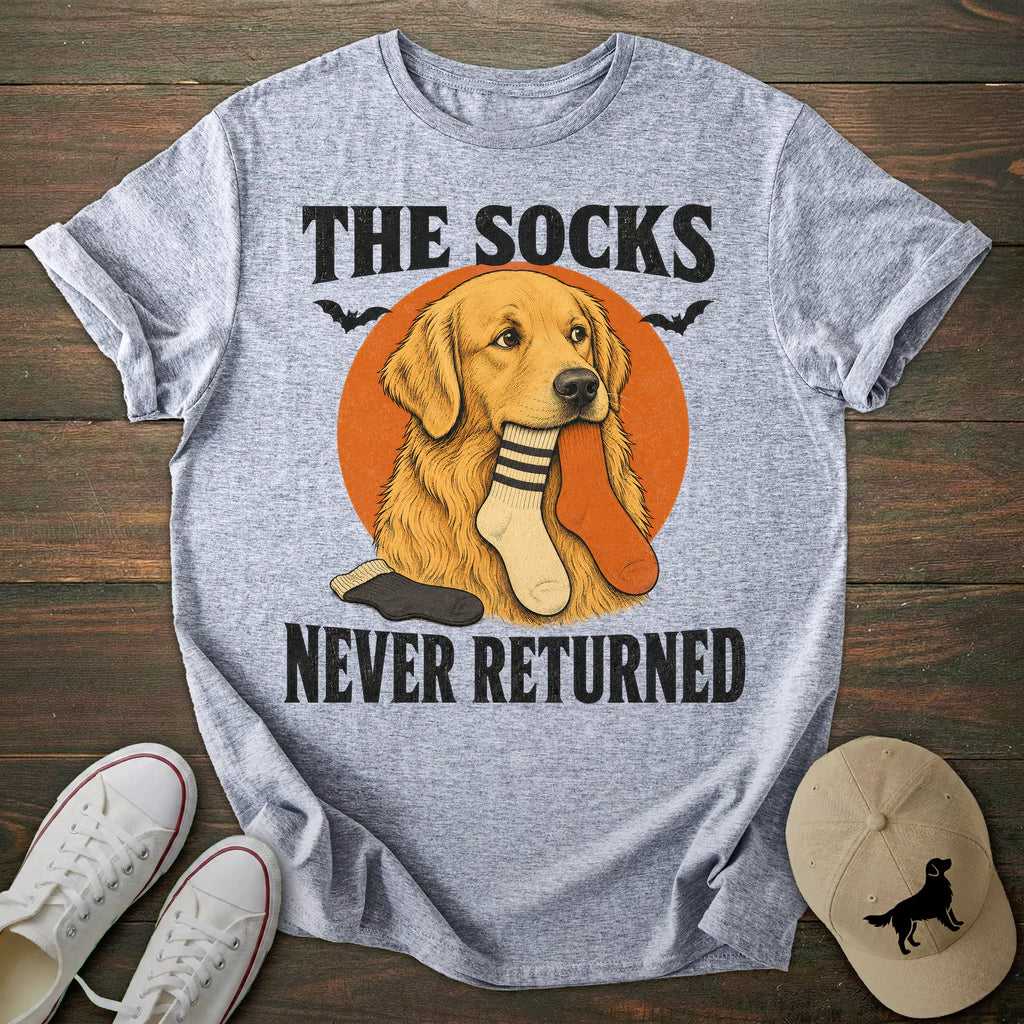 Halloween Socks Golden Retriever T-shirt