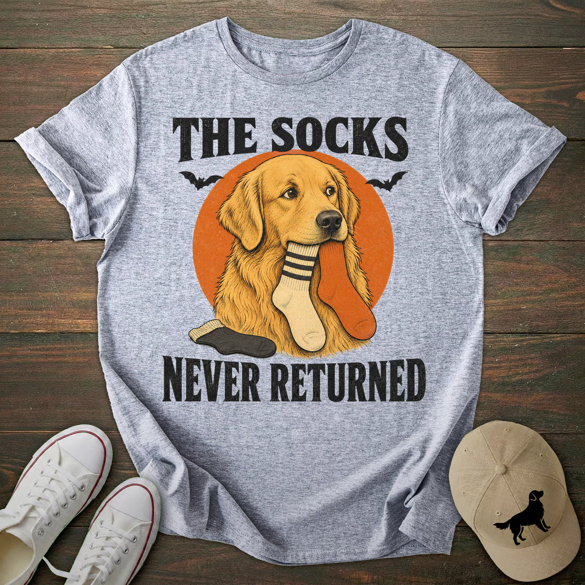 Halloween Socks Golden Retriever T-shirt