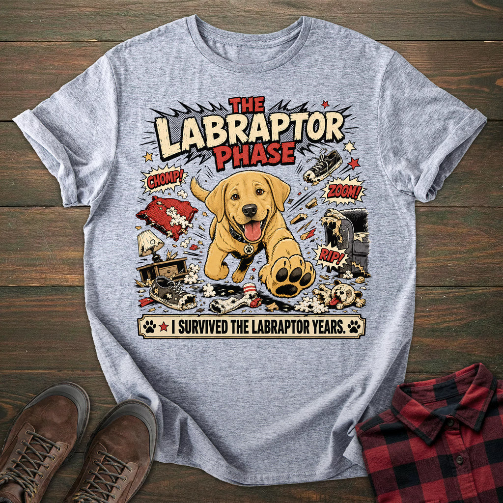 Labraptor Yellow Labrador T-shirt