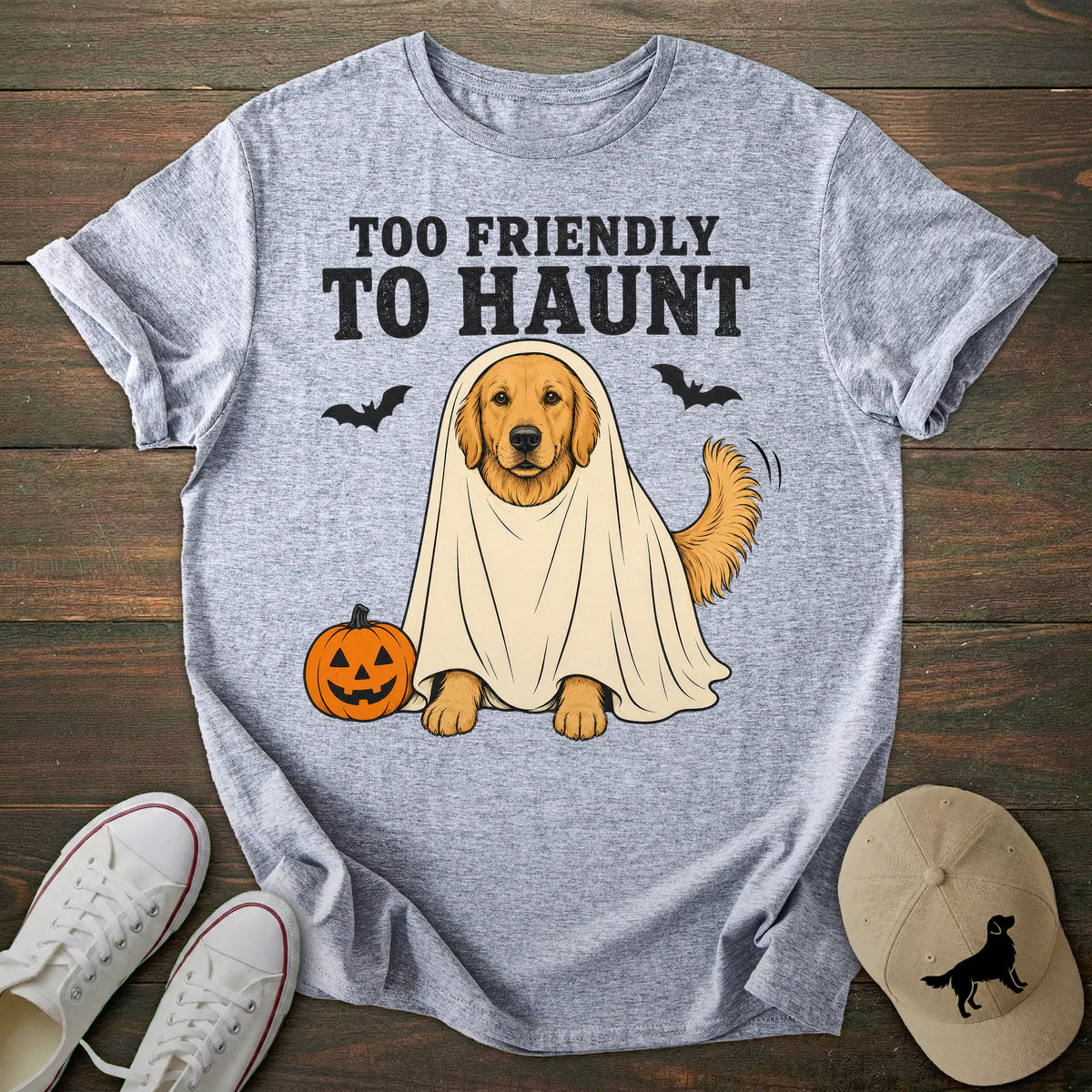 Too Friendly Golden Retriever T-shirt