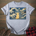Great Wave Yellow Labrador T-shirt