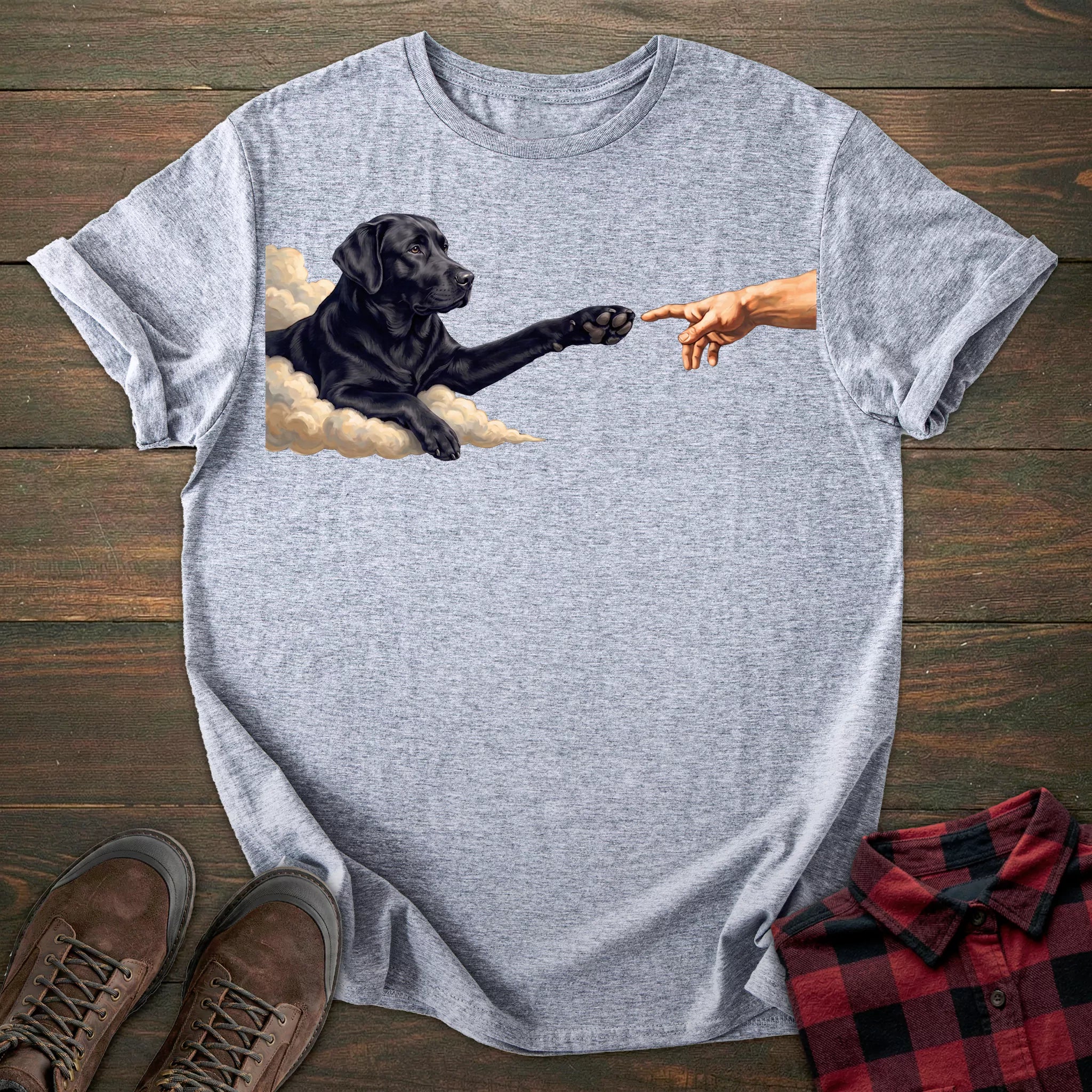 Paw Black Labrador T-shirt