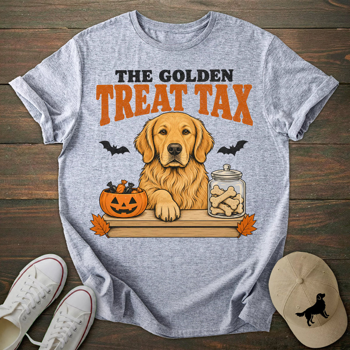 Treat Tax Golden Retriever T-shirt