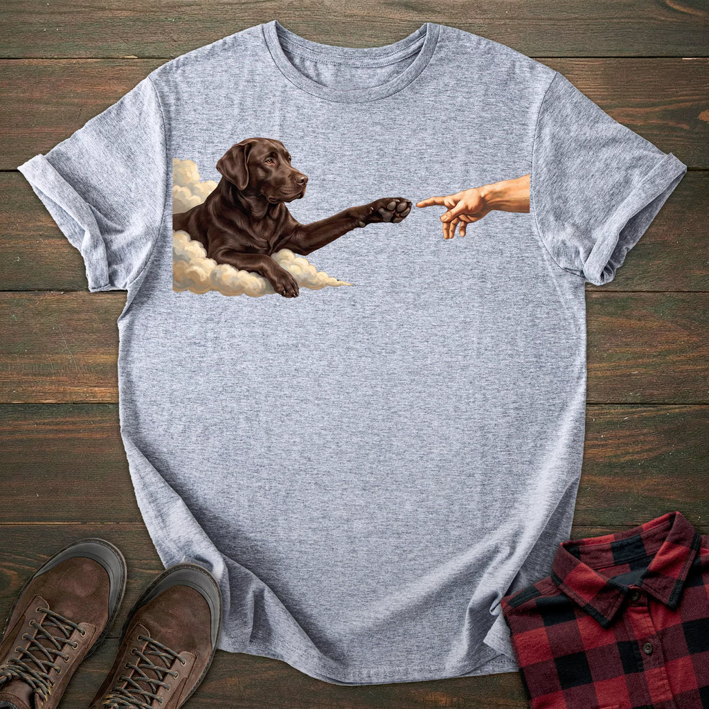 Paw Chocolate Labrador T-shirt