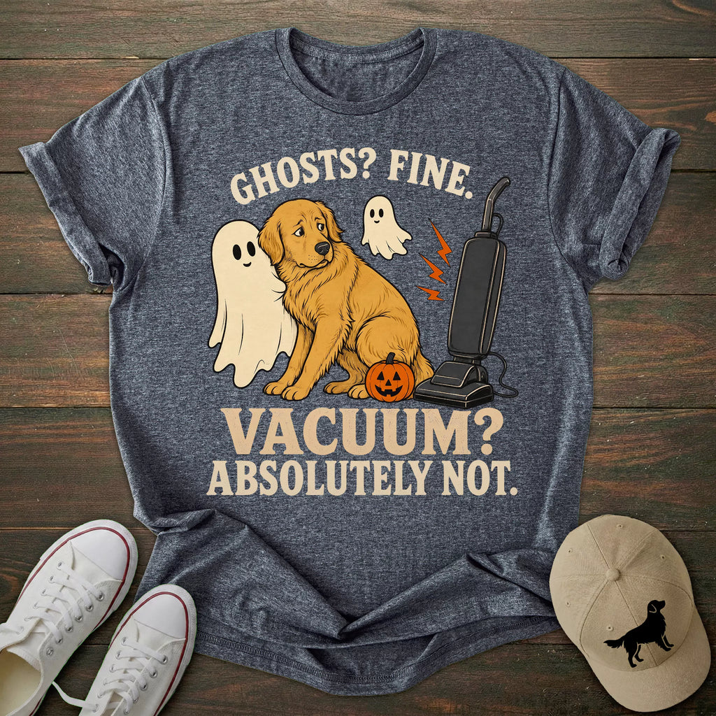 Ghosts Fine Golden Retriever T-shirt