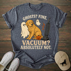Ghosts Fine Golden Retriever T-shirt