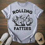 Rolling Fatties Golden Retriever T-shirt