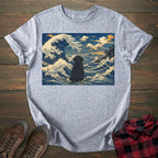 Great Wave Black Labrador T-shirt