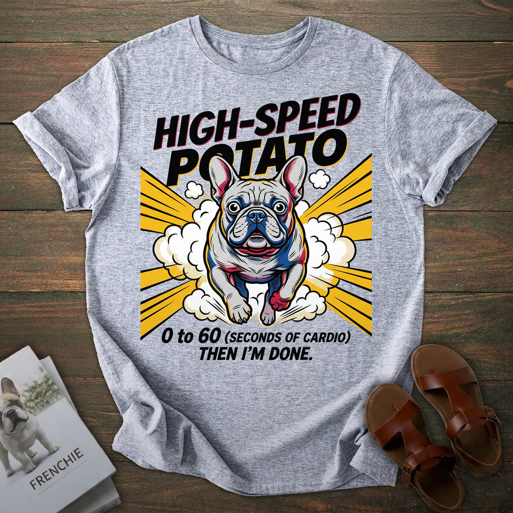 Speed Potato French Bulldog T-shirt