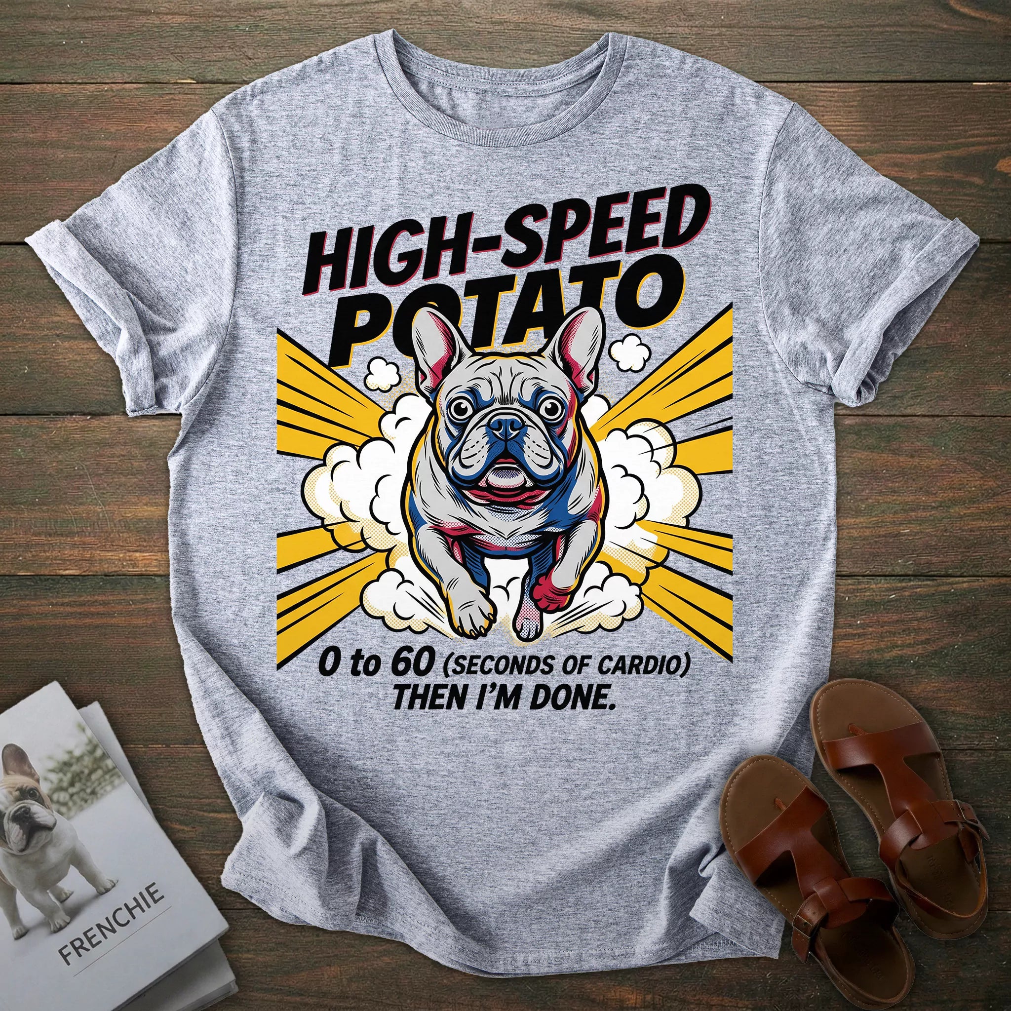 Speed Potato French Bulldog T-shirt