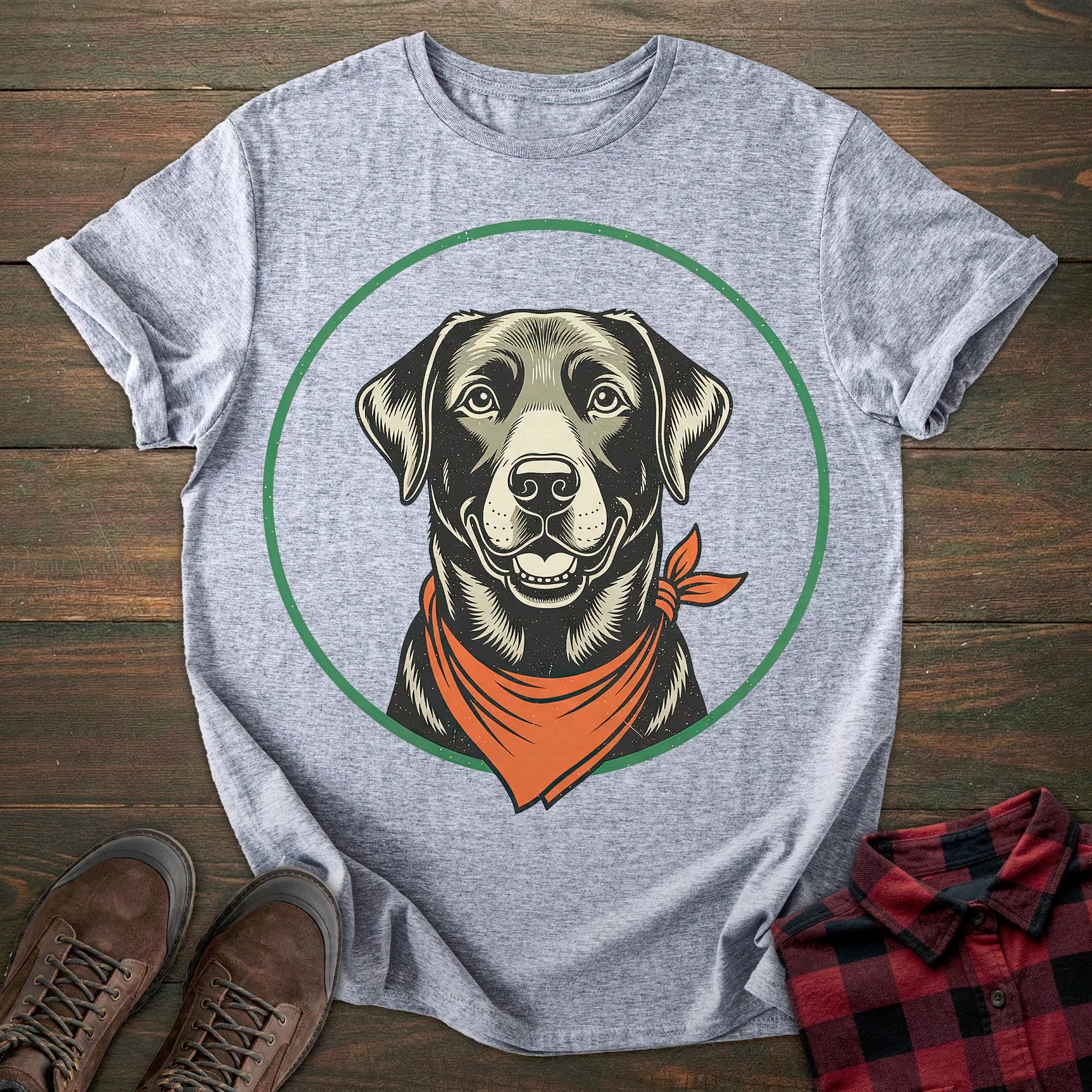 Bandan Black Labrador T-shirt