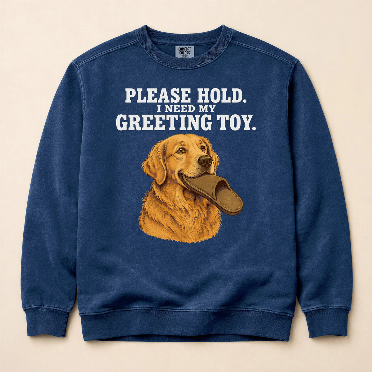 Greeting Toy Golden Retriever Sweatshirt