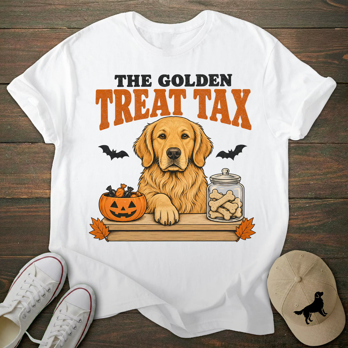 Treat Tax Golden Retriever T-shirt