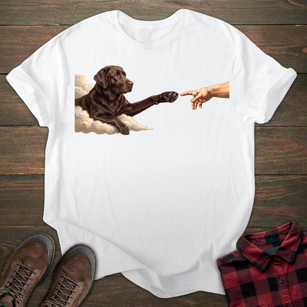 Paw Chocolate Labrador T-shirt