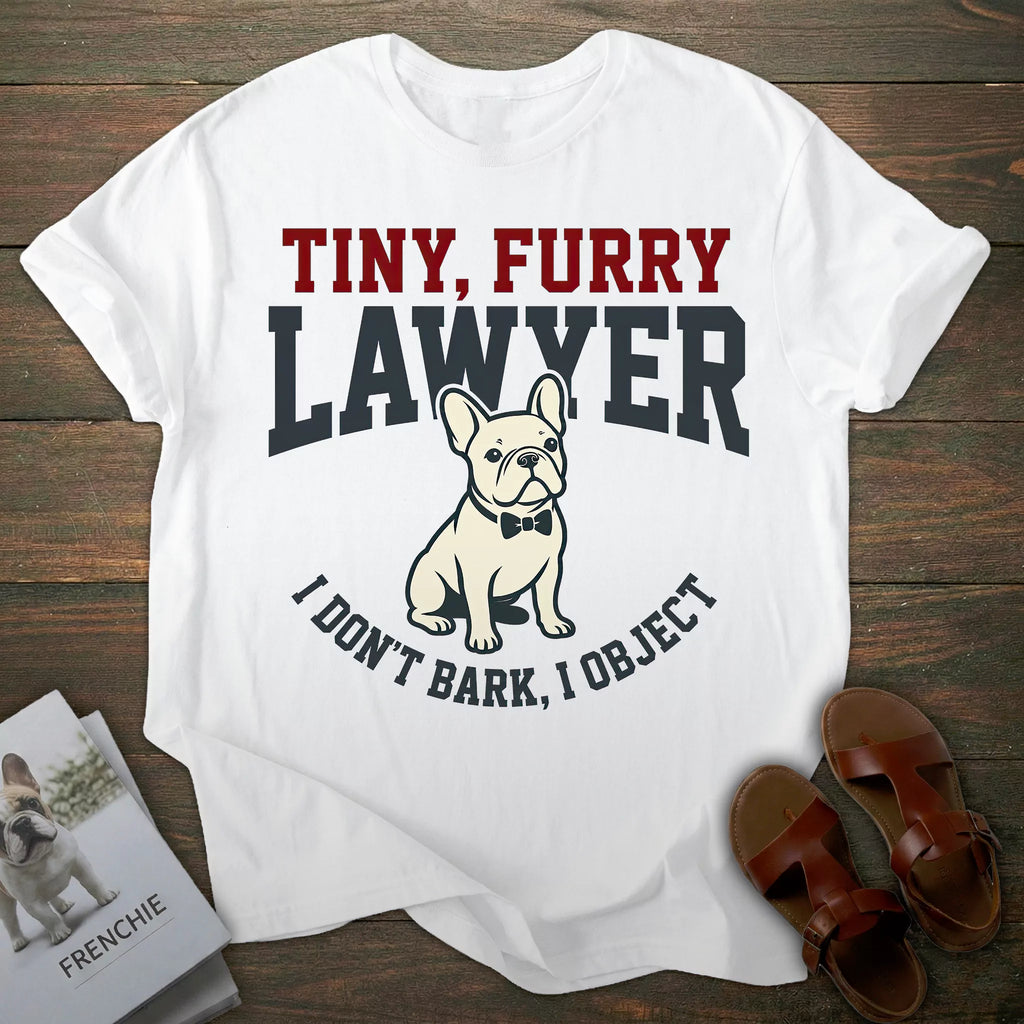 Furry Lawyer French Bulldog T-shirt