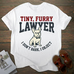 Furry Lawyer French Bulldog T-shirt