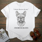 Philosopher French Bulldog T-shirt