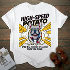 Speed Potato French Bulldog T-shirt