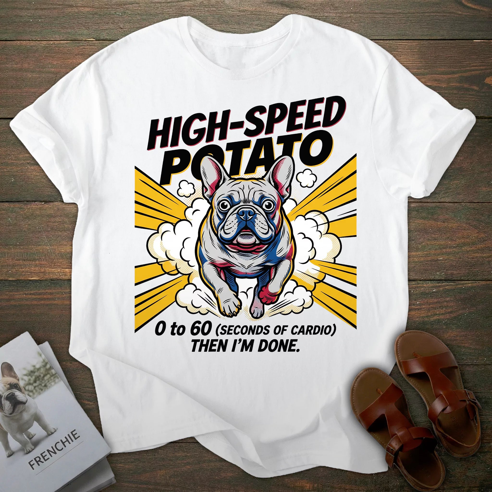 Speed Potato French Bulldog T-shirt